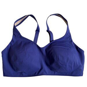 Huug Seamless Daily Embrace Adjustable Wireless Bra (Purple) - Size XL